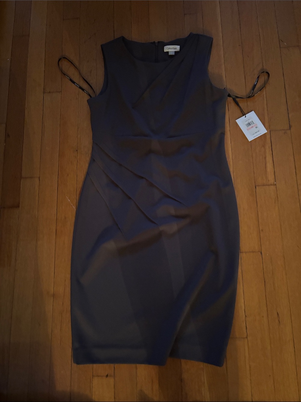 Calvin Klein Sleeveless Dress Charcoal gray